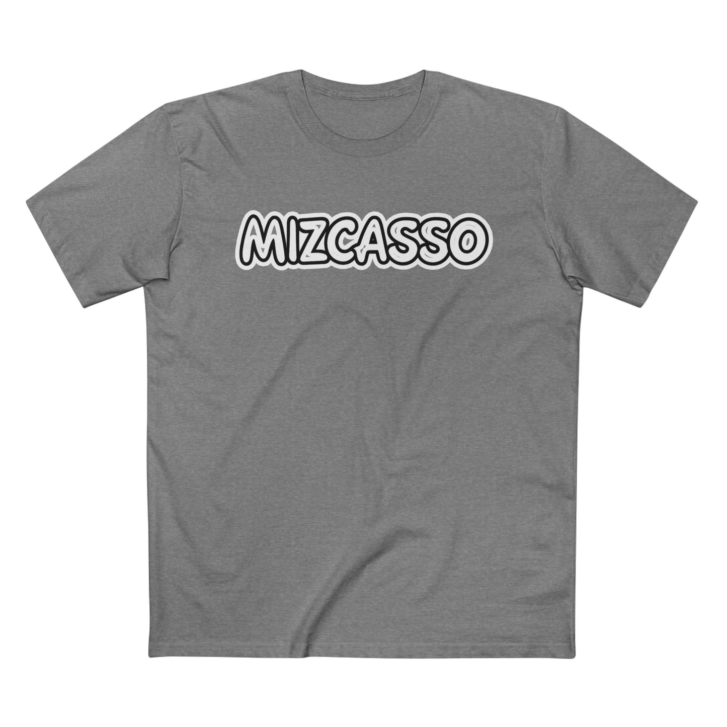 Mizcasso Adult Staple Tee - Fun Graphic Tee, Casual Wear, Unique Gift for Friends, Summer Style, Statement Shirt