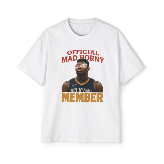 Funny Oversized Tee - Official Mad Horny Member