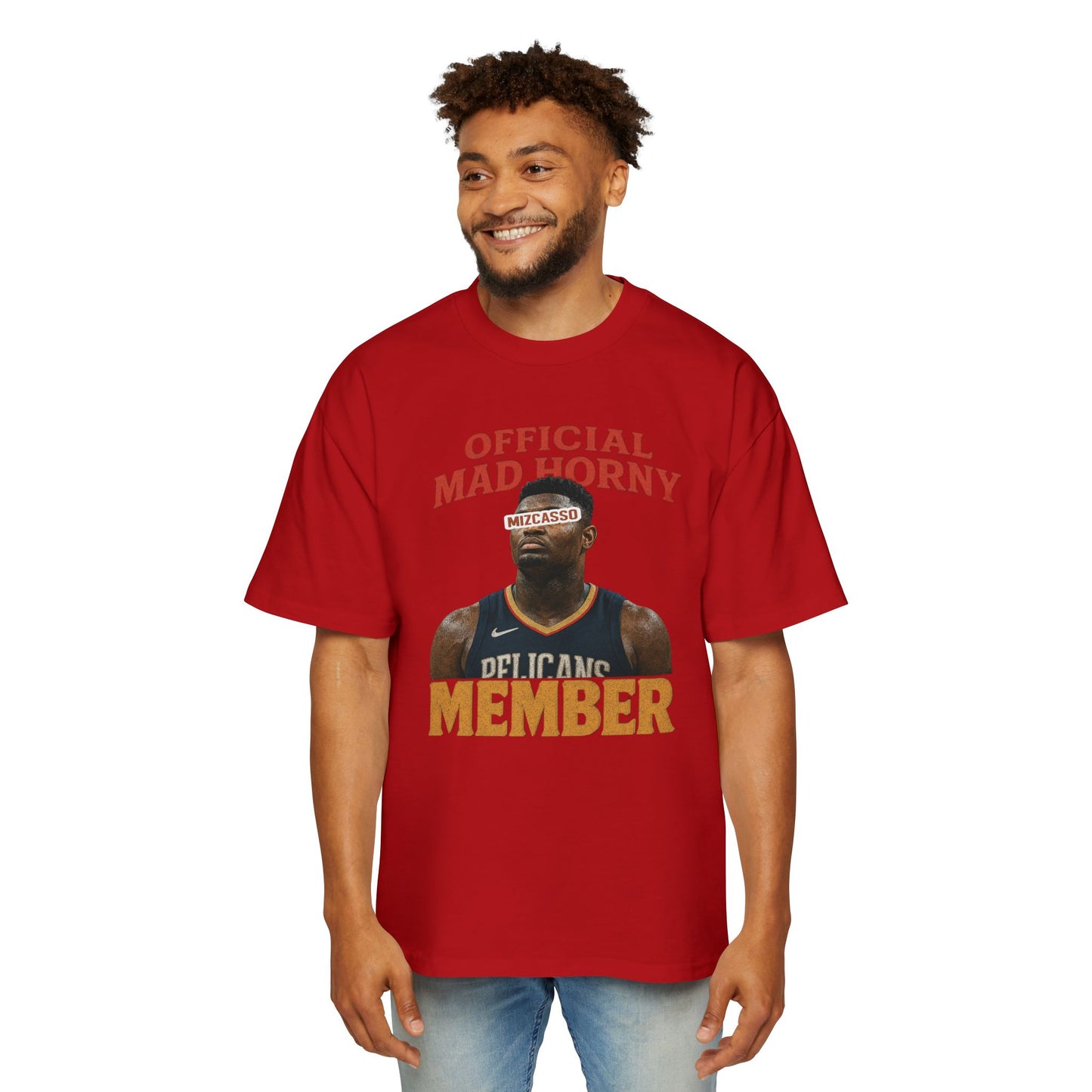 Funny Oversized Tee - Official Mad Horny Member