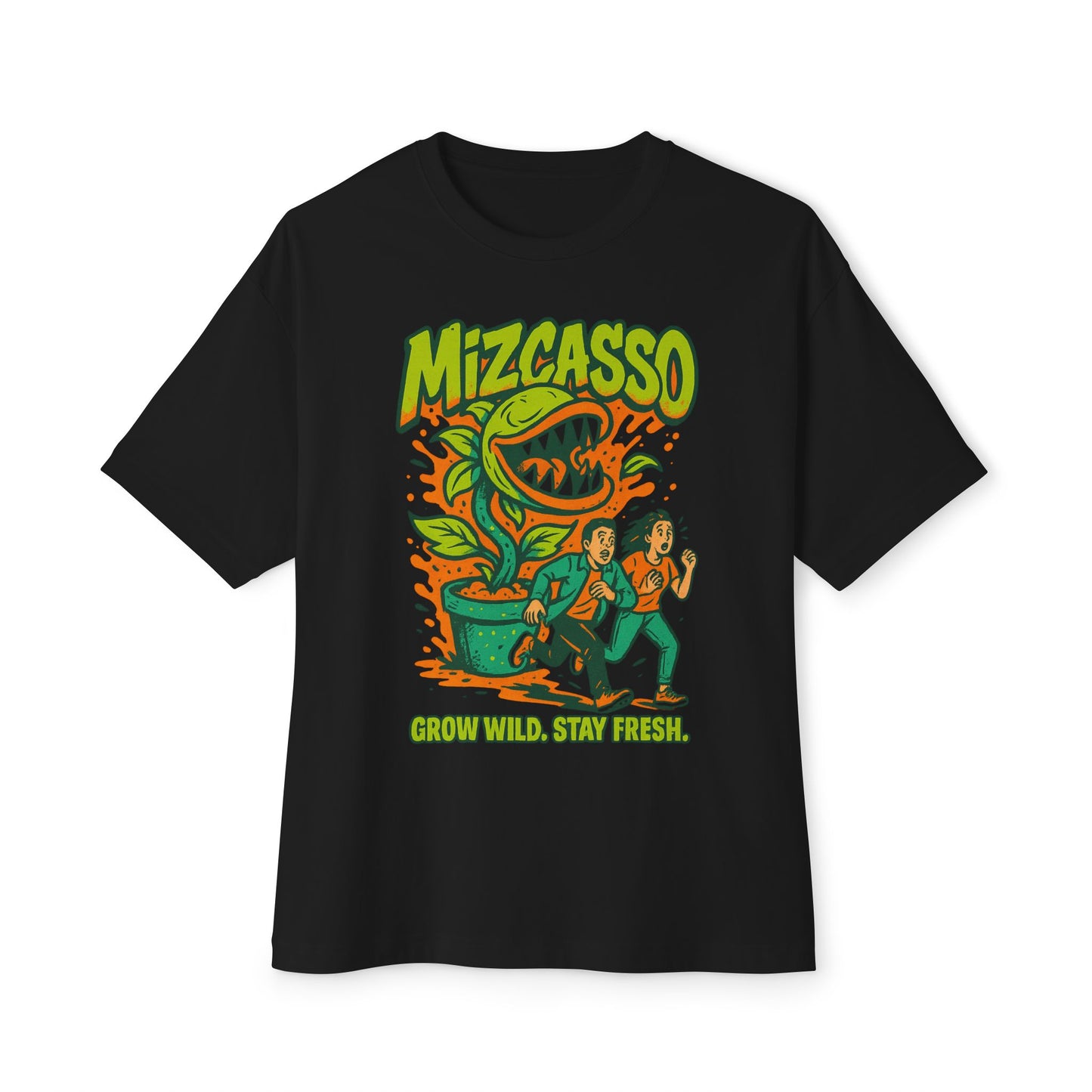 Mizcasso Grow Wild Stay Fresh Unisex Oversized Tee