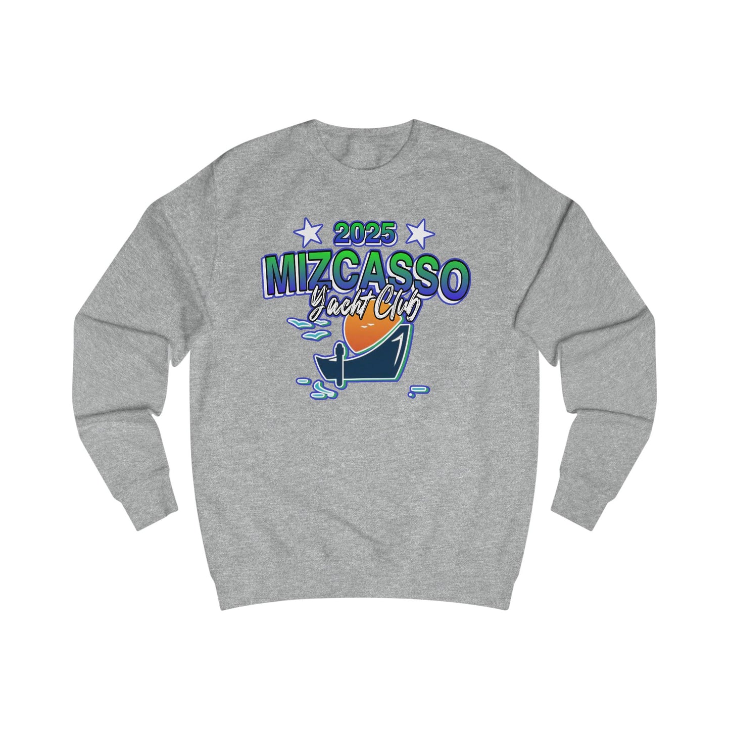 2025 Mizgasso Yacht Club Unisex Sweatshirt - Stylish, Cozy Attire for Boating Enthusiasts