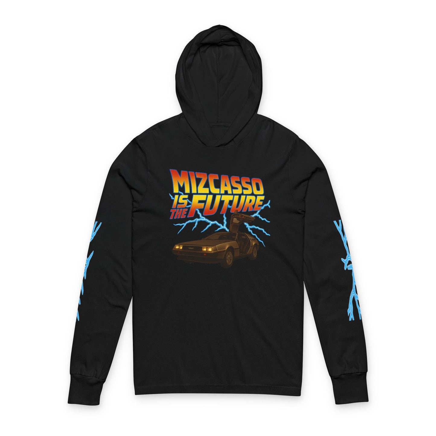 Mizcasso Is The Future Unisex Hooded Long Sleeve Tee