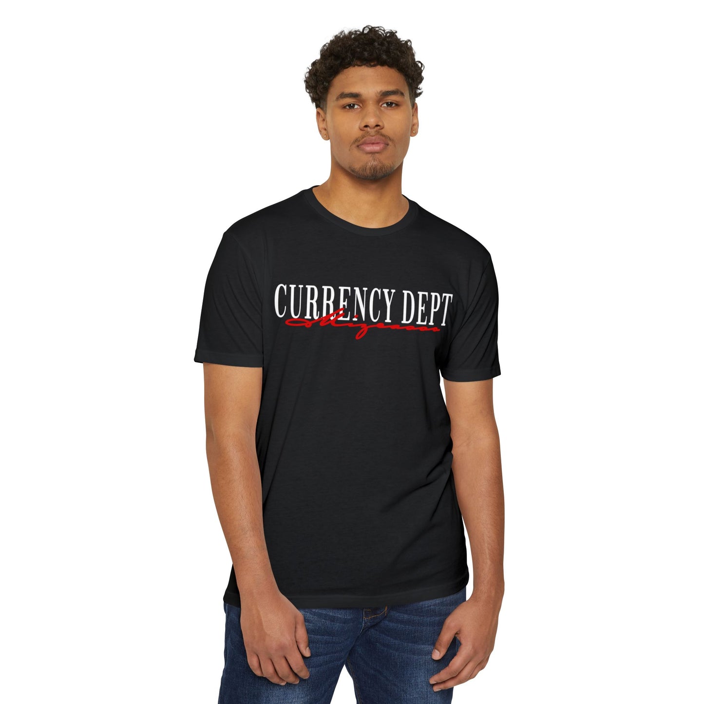 Mizuno Script Tee — Minimal Red Cursive Graphic T-Shirt
