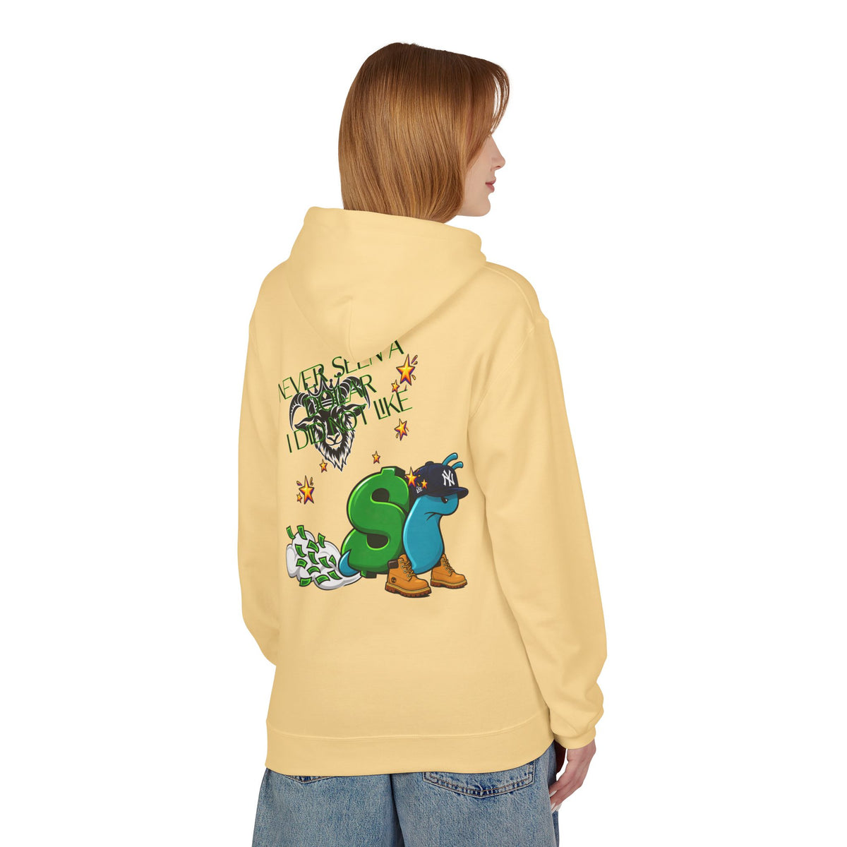 Never Sell a Snek Hoodie — Streetwear Graphic Pullover with Sneaky S Logo