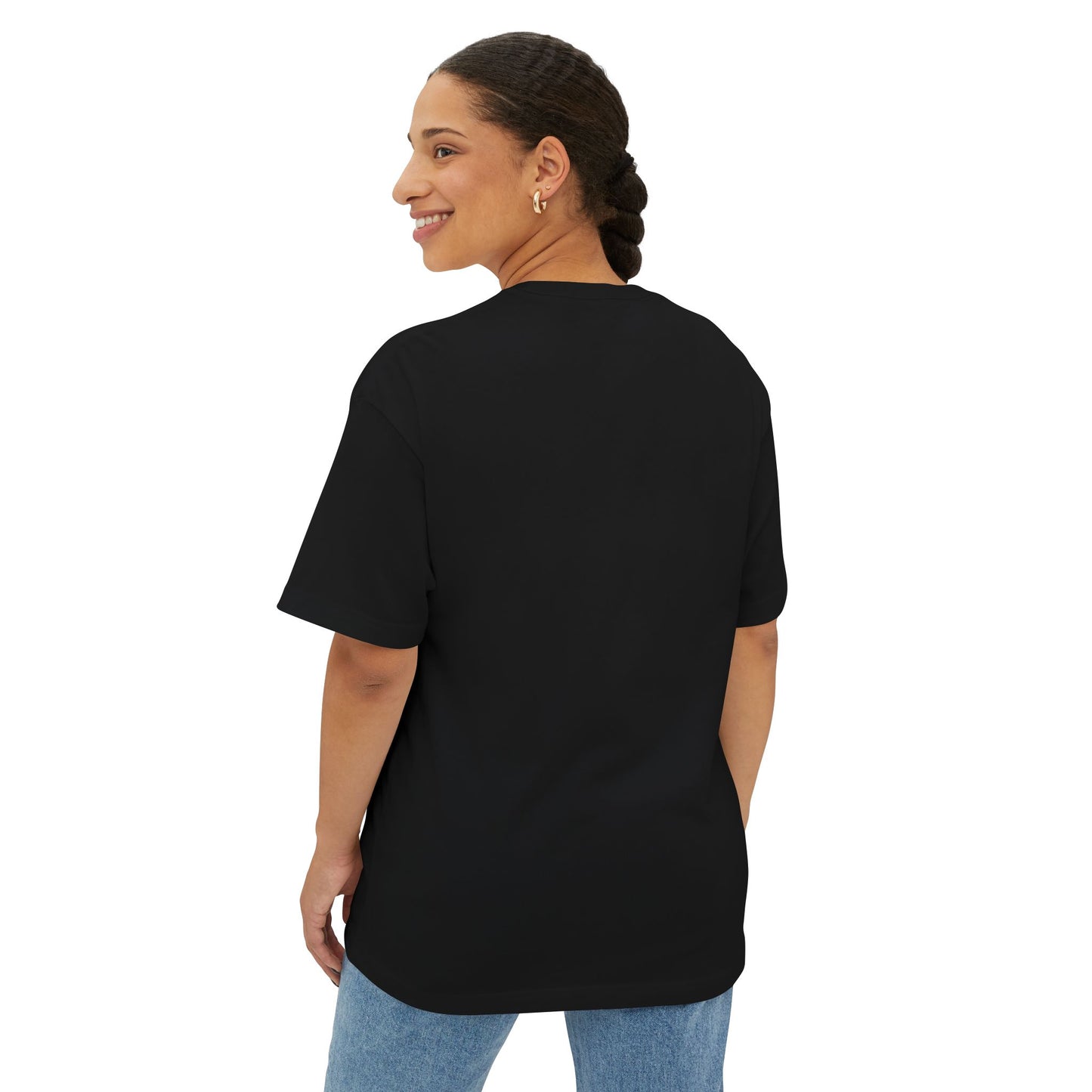 Mizcasso Logo Boxy Tee — Minimal Vintage Graphic T-Shirt