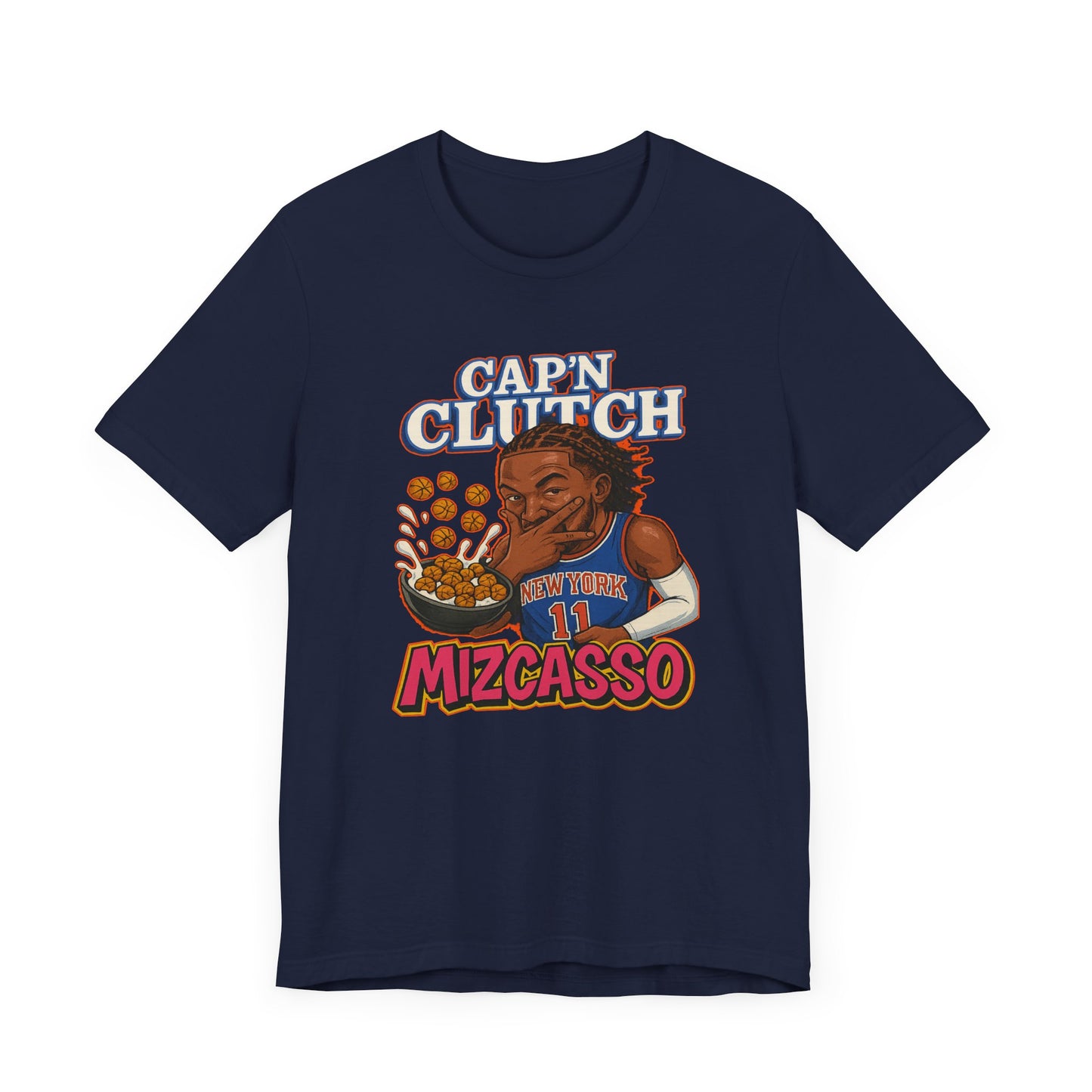 Cap’n Clutch Graphic Tee - Unisex Jersey Short Sleeve Shirt for Sports Fans