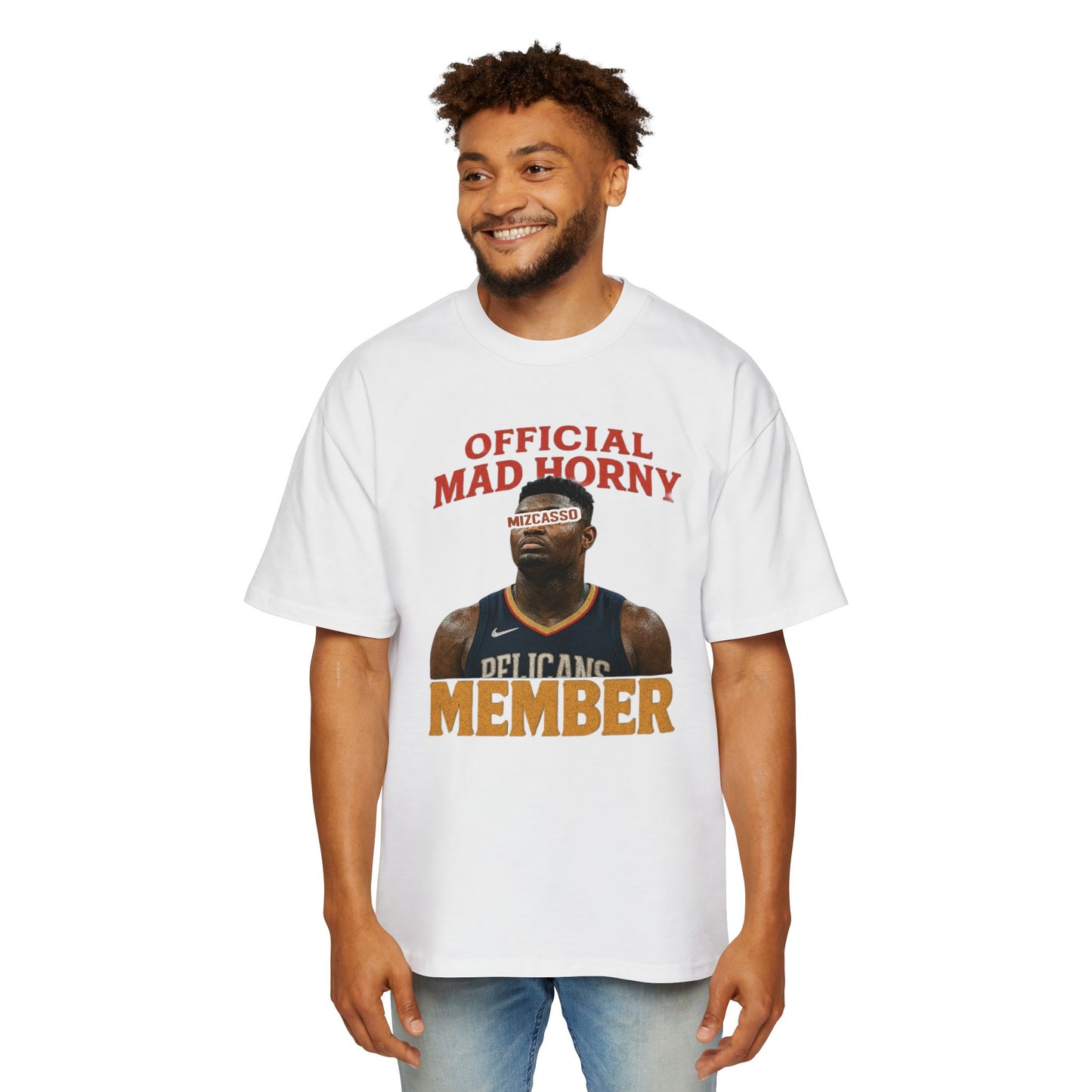 Funny Oversized Tee - Official Mad Horny Member