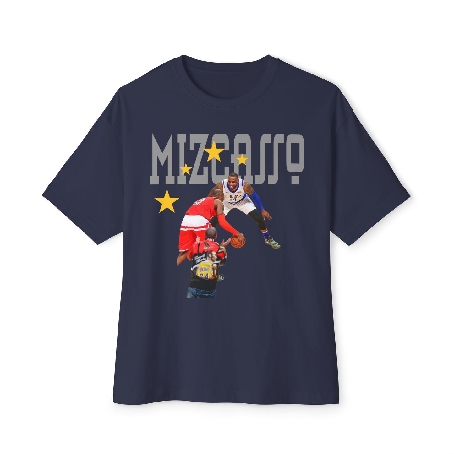 Basketball Graphic Tee — "Mizbasso" Retro Player Design
