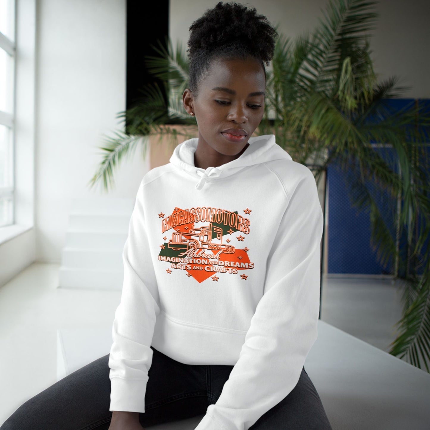 Retro Camper Hoodie — Imagination Dream Team Graphic