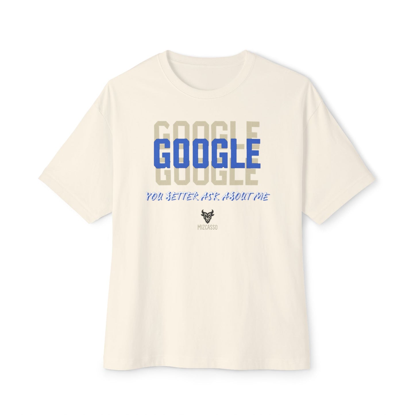 Google-Inspired Unisex Oversized Boxy Tee - Celebrating Connection & Style