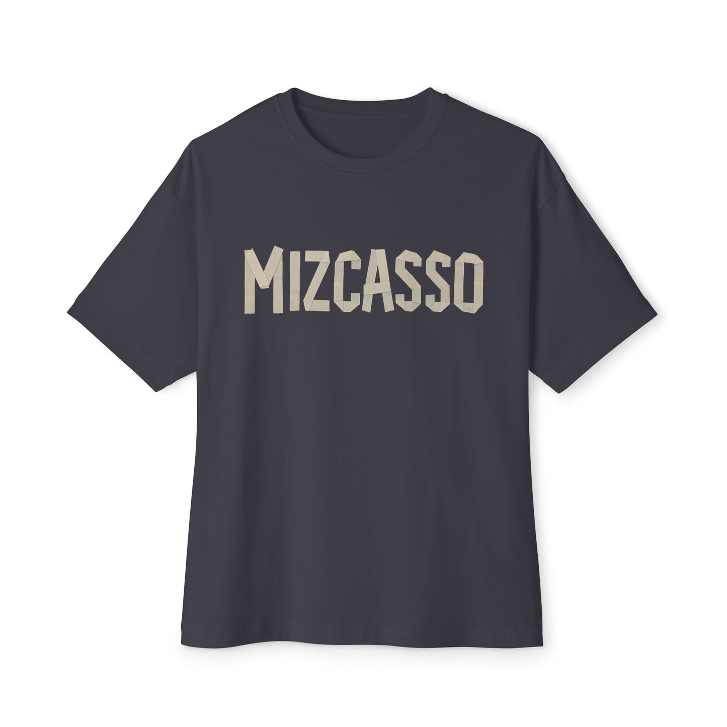 Mizcasso Boxy Tee - Unisex Oversized Graphic T-Shirt for Casual Style