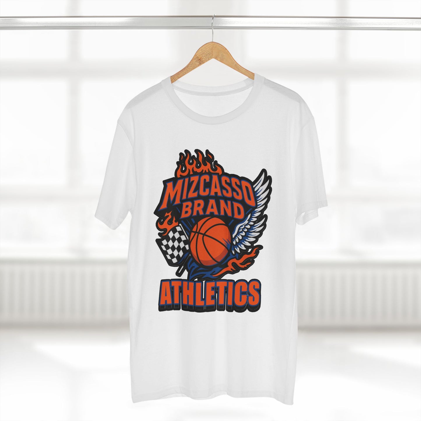 Mizcasso Brand Athletics Fireball Tee - Perfect for Sports Enthusiasts