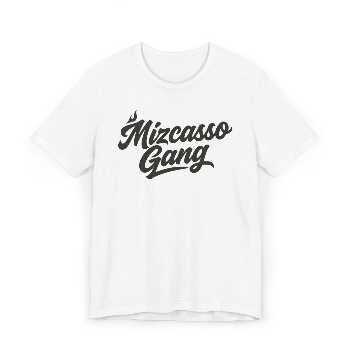 Mizcasso Gang Unisex Jersey T-Shirt - Trendy Graphic Tee for Casual Style