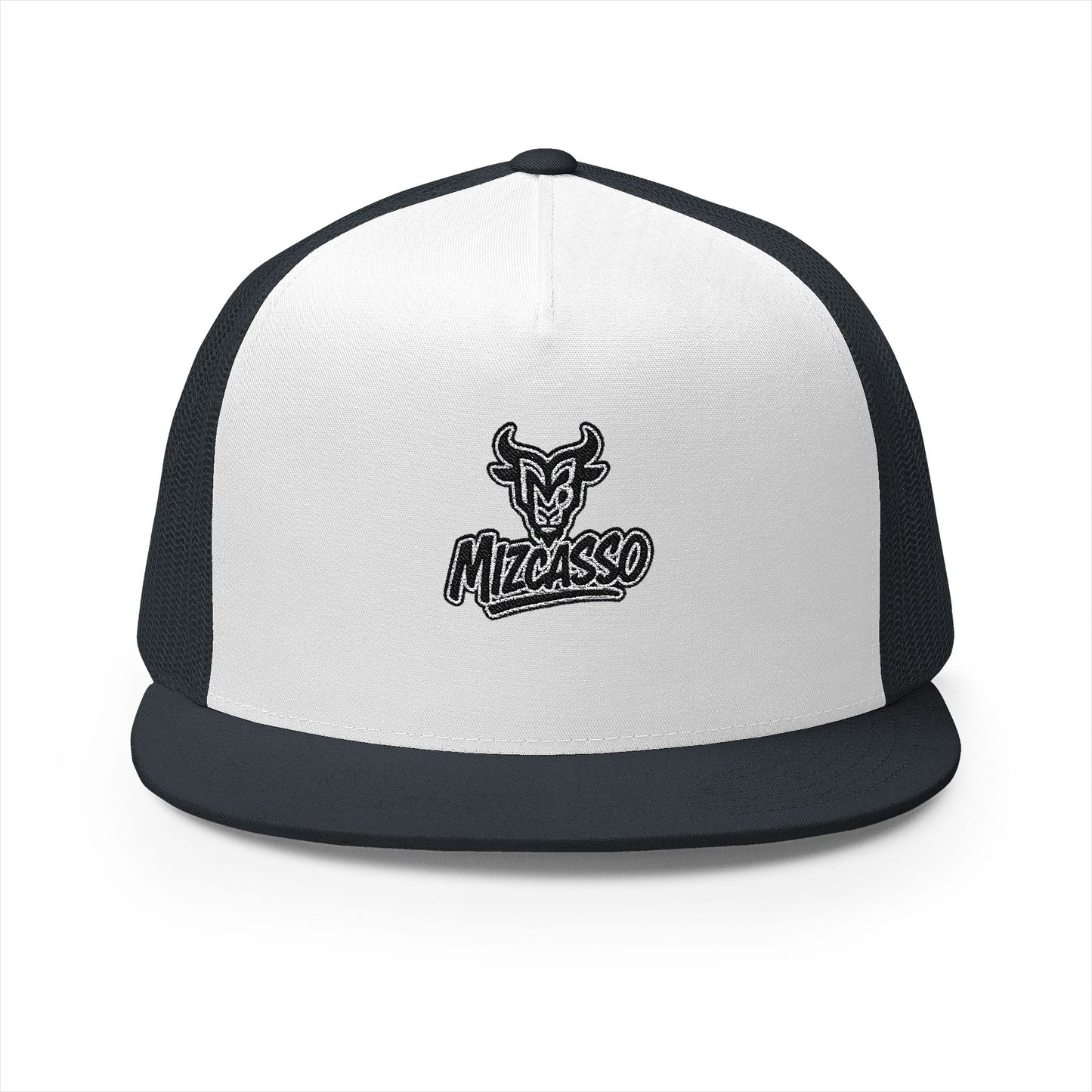 Mizassco Embroidered 5 Panel Trucker Cap - Stylish & Comfortable Headwear