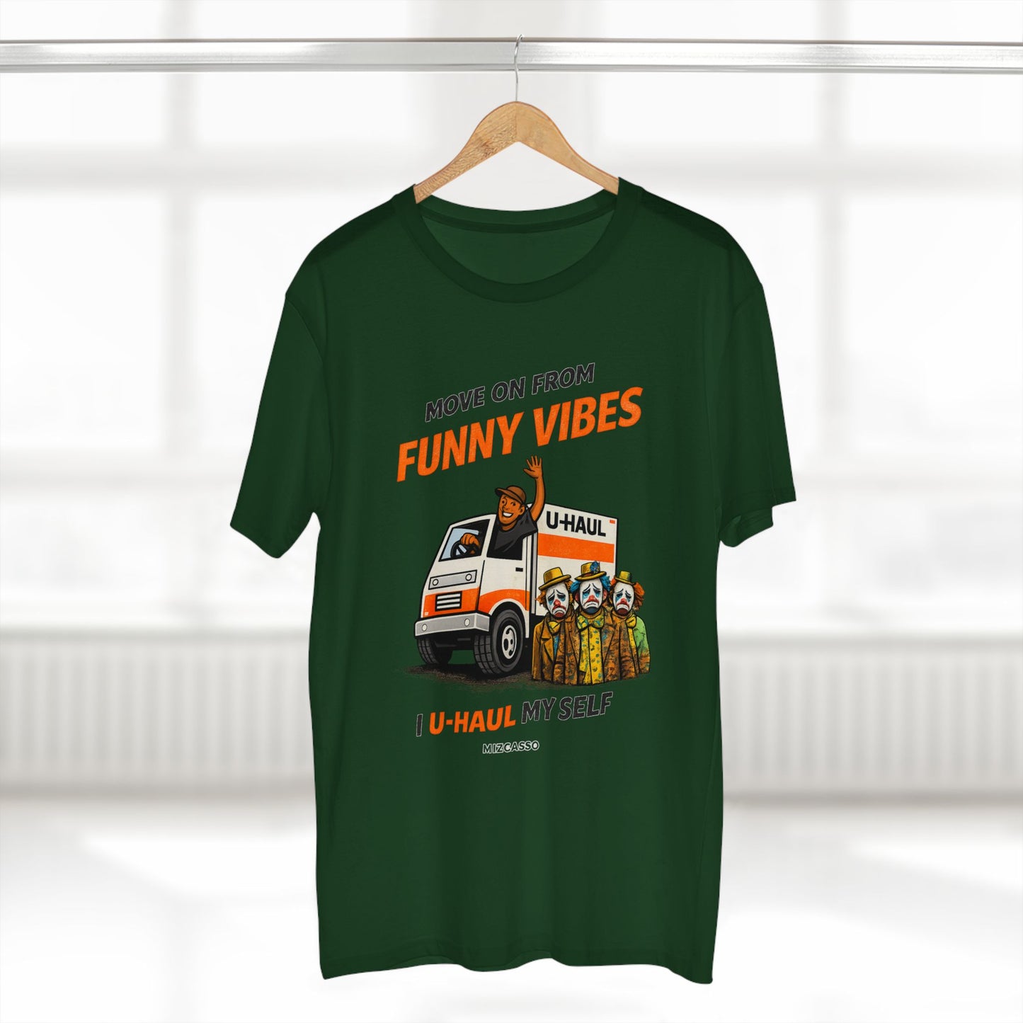 Funny Vibes U-Haul Tee — "Move On From Funny Vibes, I U-Haul My Self" Graphic T-Shirt