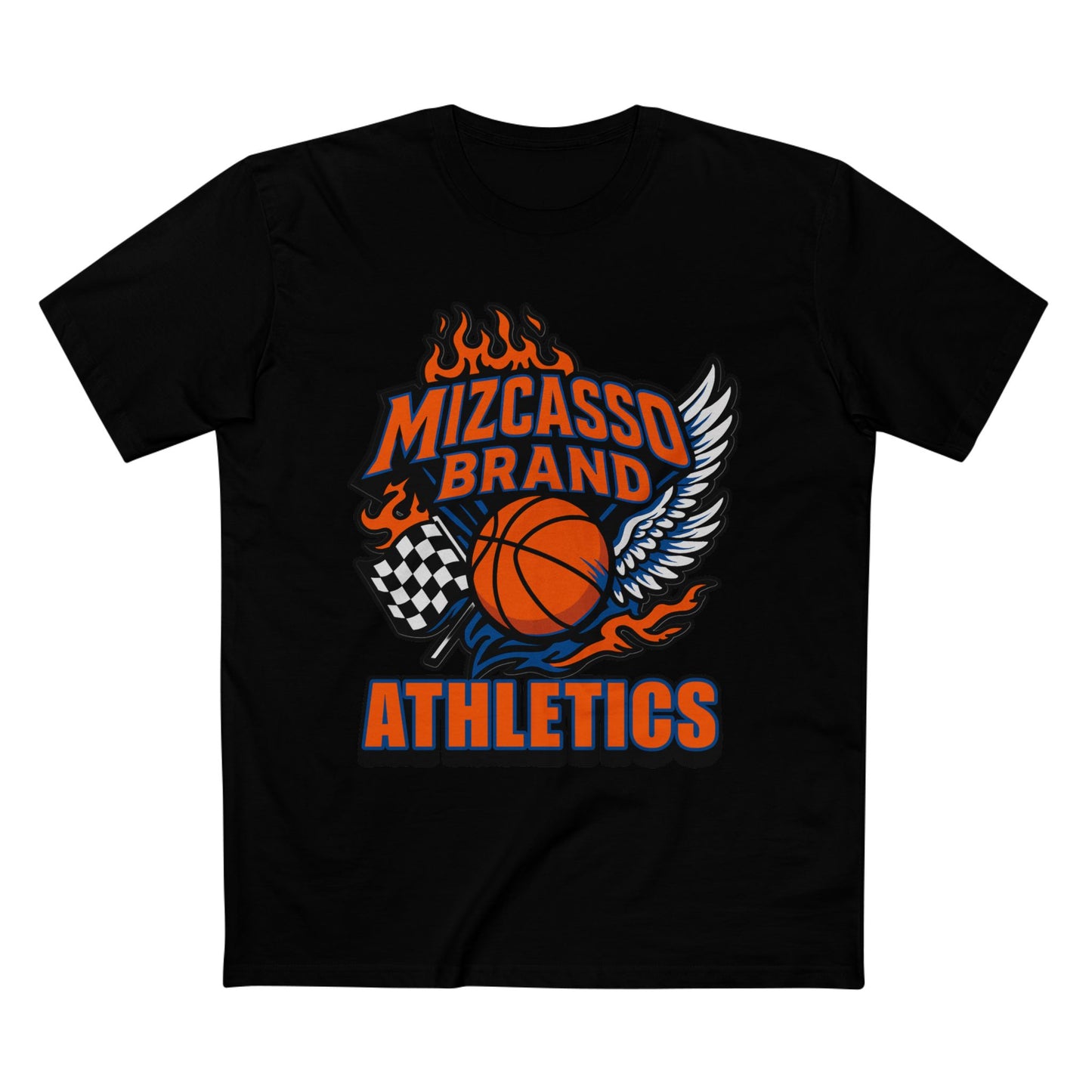 Mizcasso Brand Athletics Fireball Tee - Perfect for Sports Enthusiasts