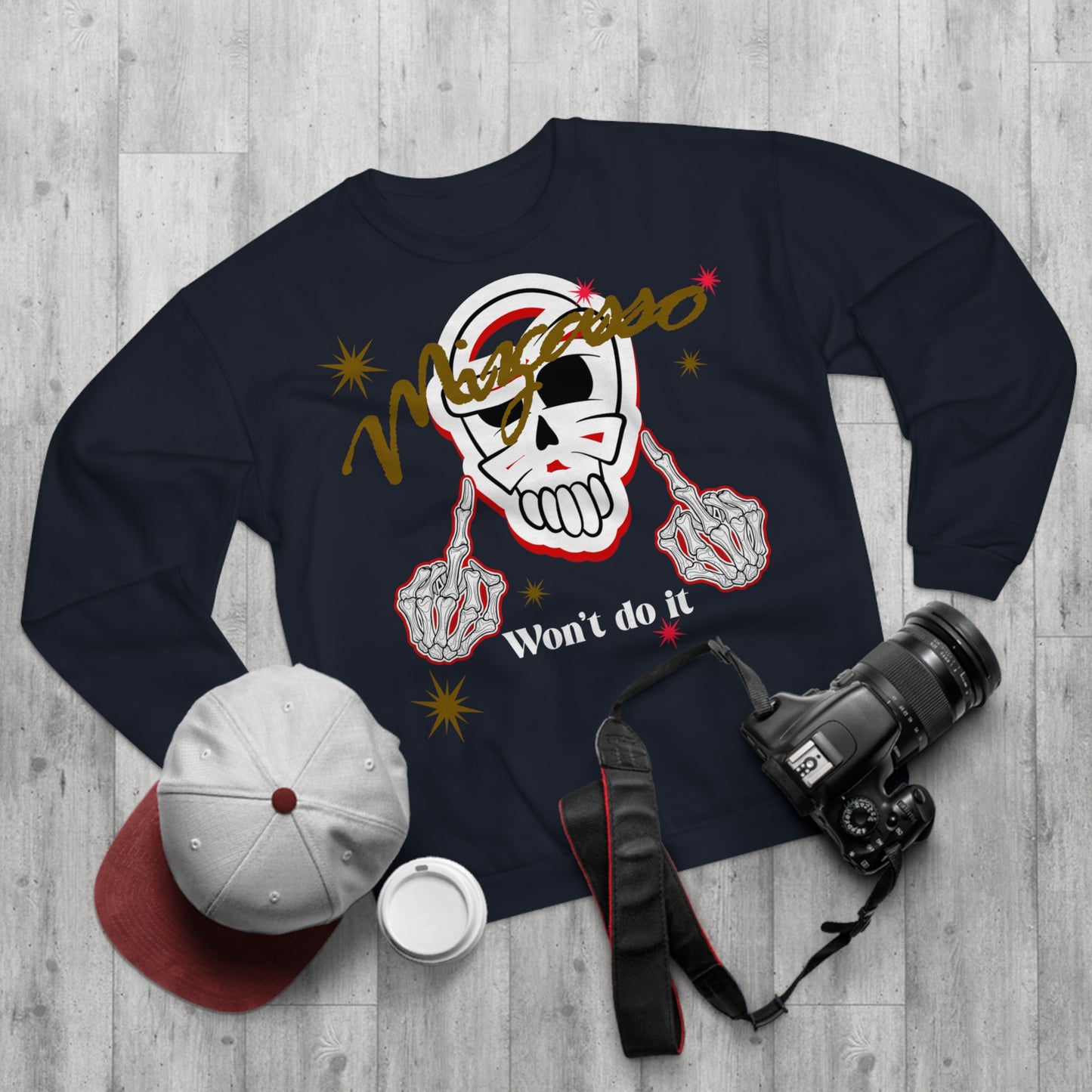 Skull Graphic Sweatshirt for Trendsetters, Unisex Crew Neck, Halloween Apparel, Casual Wear, Gift for Her or Him