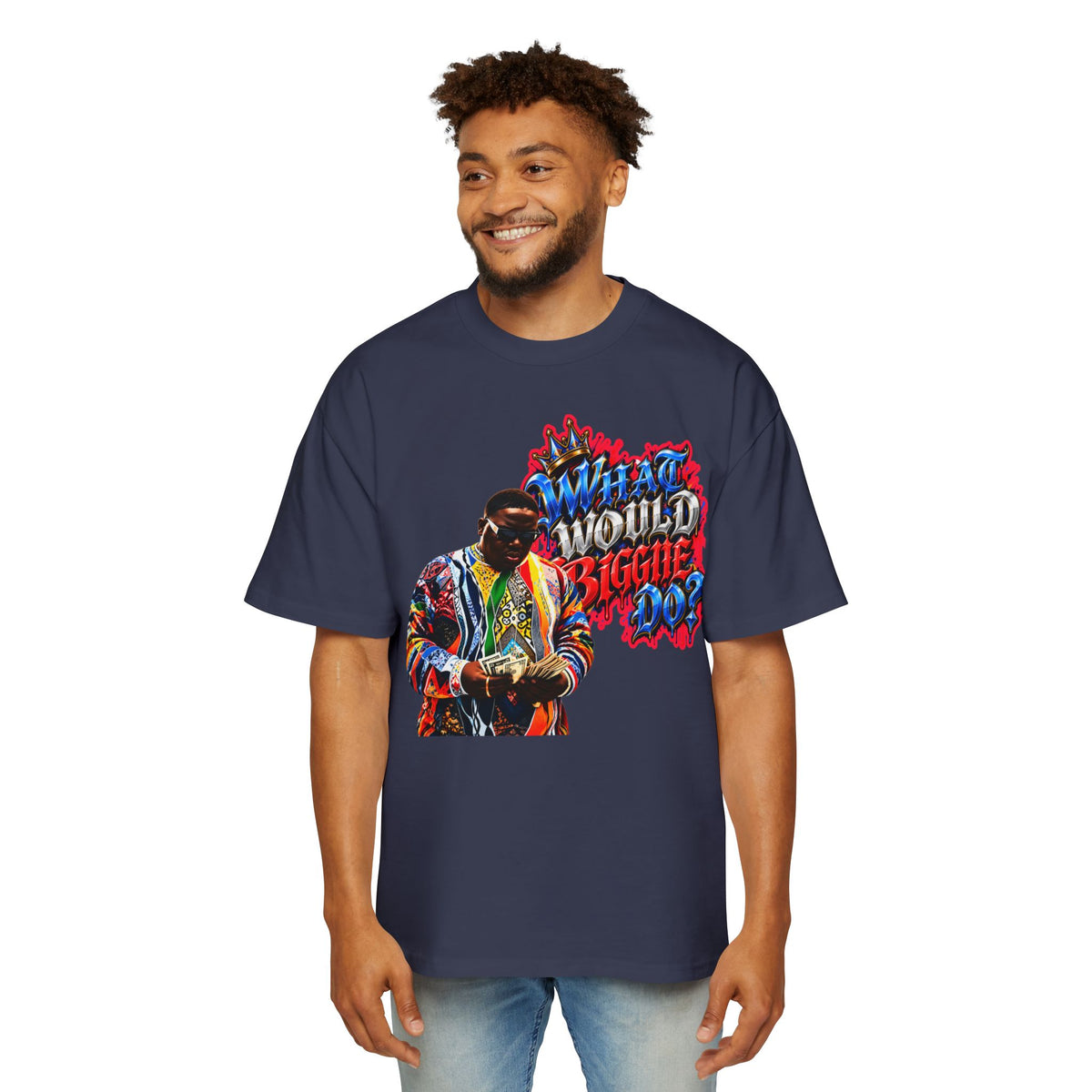 Hip-Hop Tribute Tee — "What Would Biggie Do" Graphic T-Shirt