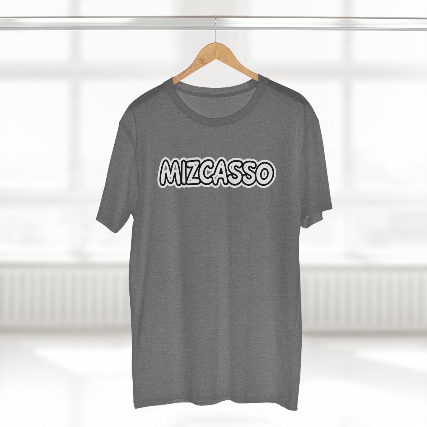 Mizcasso Adult Staple Tee - Fun Graphic Tee, Casual Wear, Unique Gift for Friends, Summer Style, Statement Shirt