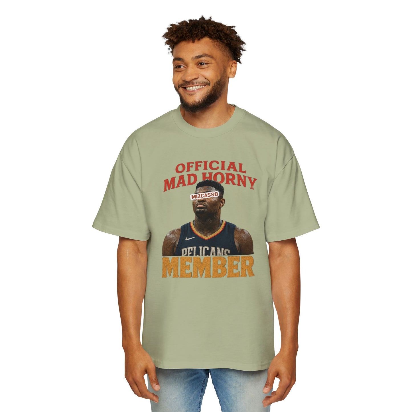 Funny Oversized Tee - Official Mad Horny Member