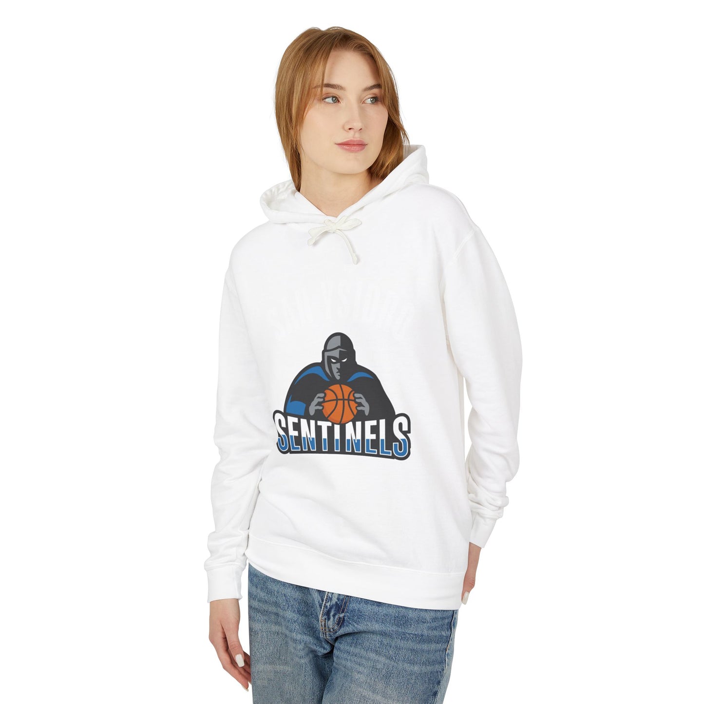 Hooded Sweatshirt for Basketball Fans, Lightweight Athletic Hoodie, Unisex Sports Apparel, Gift for Team Supporters, Basketball Merchandise