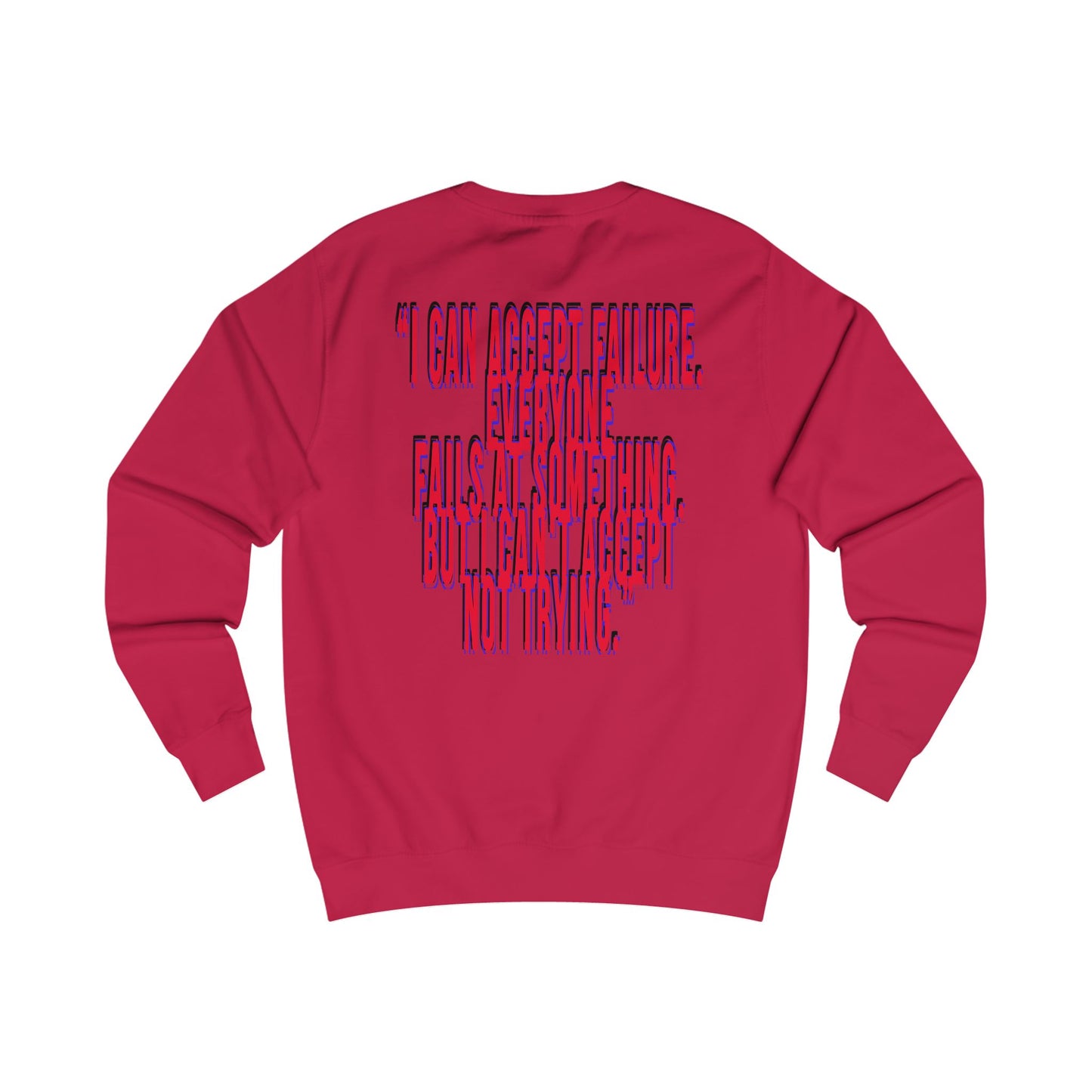 Sweatshirt — Mizcasso World Logo & Motivational Quote Crewneck