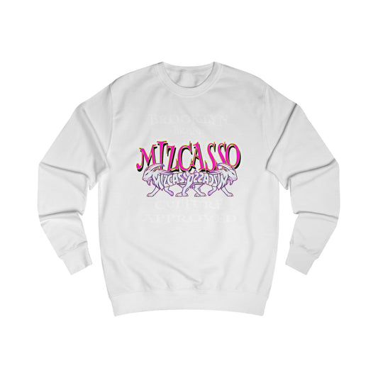 Mizcasso Graphic Sweatshirt — Retro Pink Horseline Design