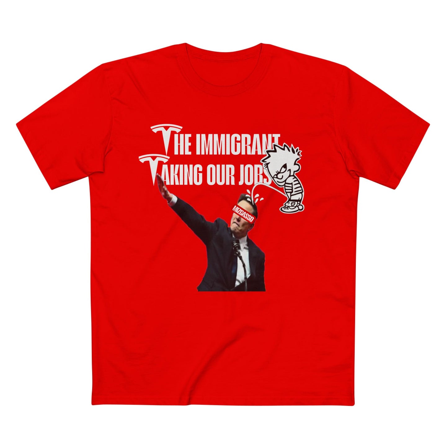 Funny Immigrant Job Humor Tee - Adult Staple T-Shirt