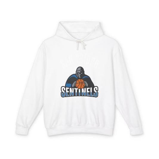 Hooded Sweatshirt for Basketball Fans, Lightweight Athletic Hoodie, Unisex Sports Apparel, Gift for Team Supporters, Basketball Merchandise
