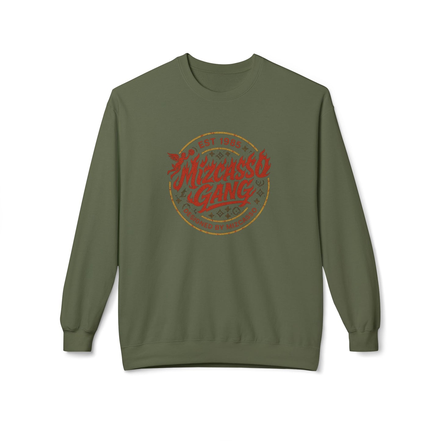 Vintage Mizcasso Gang Unisex Crewneck Sweatshirt - Soft & Stylish