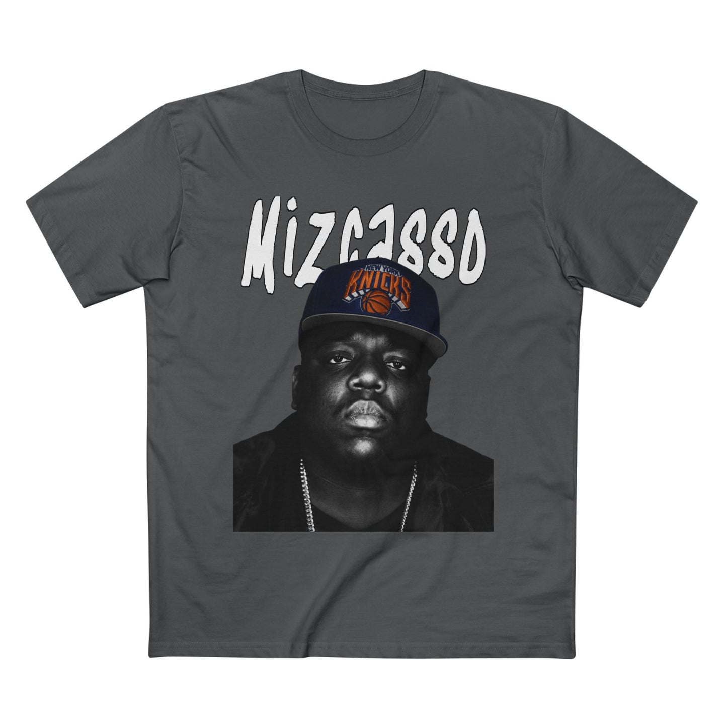 Biggie Portrait Tee — 'Mizza1980' Retro Hip-Hop Graphic T-Shirt