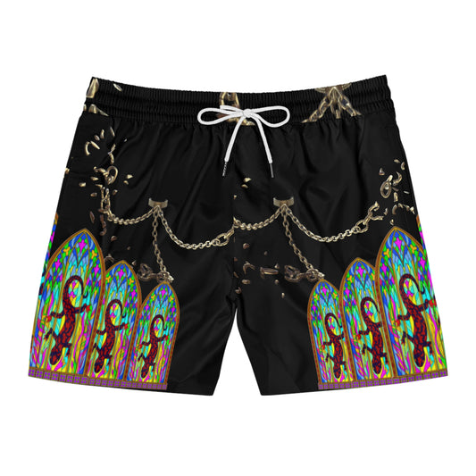 Men's Mid-Length Swim Shorts (AOP)