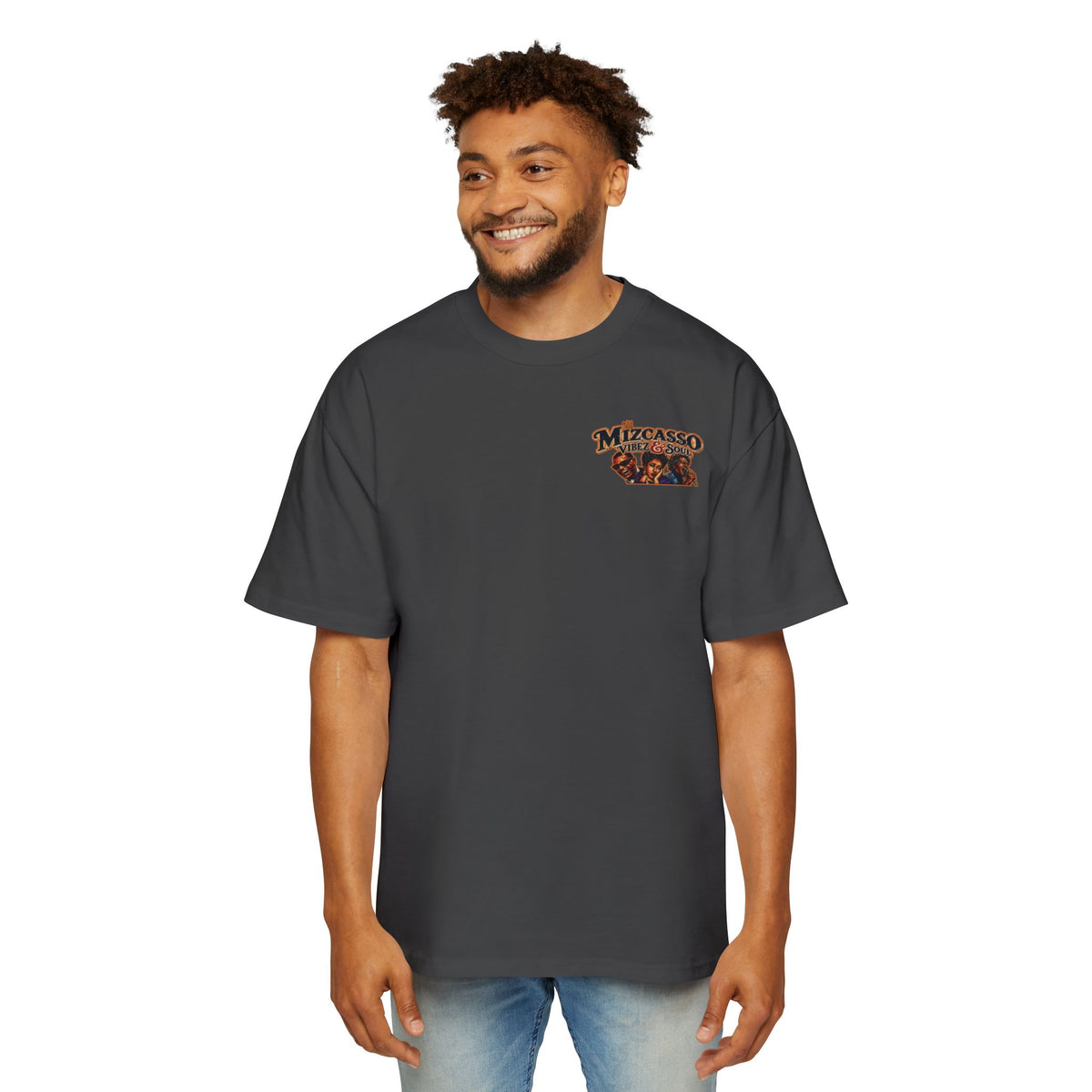 Oversized Men's Tee — Vintage Nightlife Graphic Streetwear