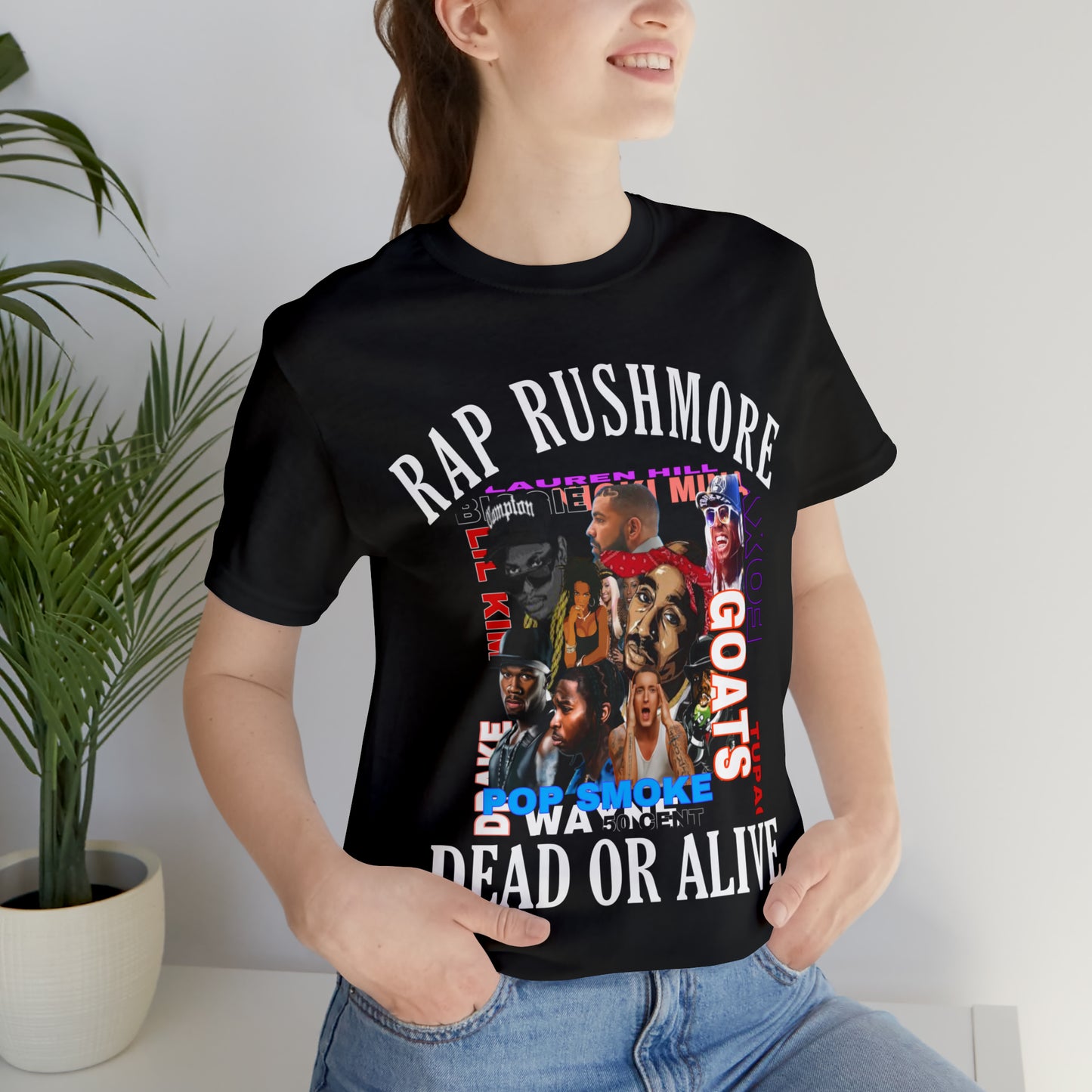 Rap RushMore  Short Sleeve Tee