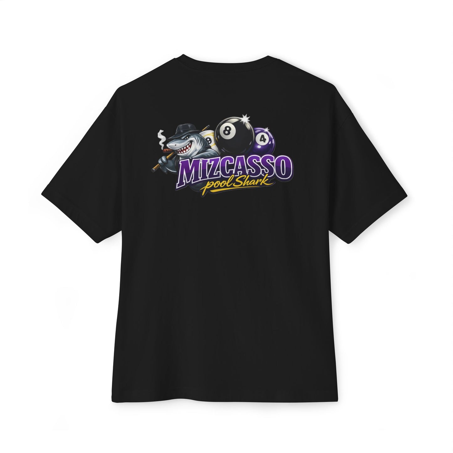 Mizcasso Pool Shark Tee — Graphic Oversized Boxy T-Shirt