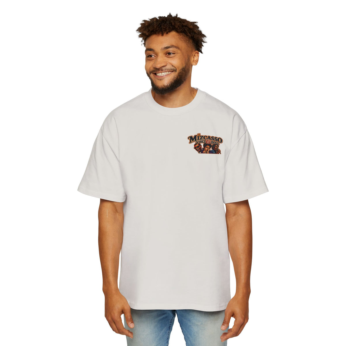 Oversized Men's Tee — Vintage Nightlife Graphic Streetwear