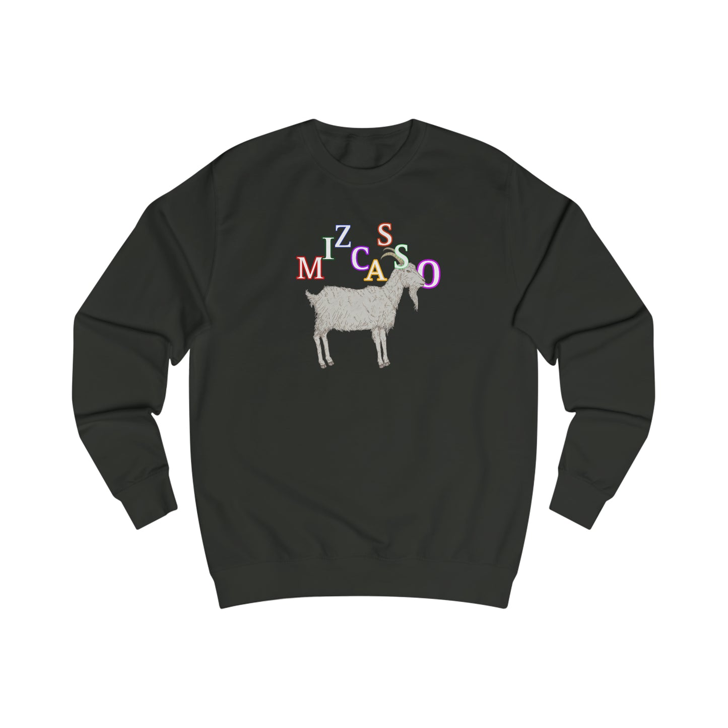 Mizcasso goat Men's Sweatshirt