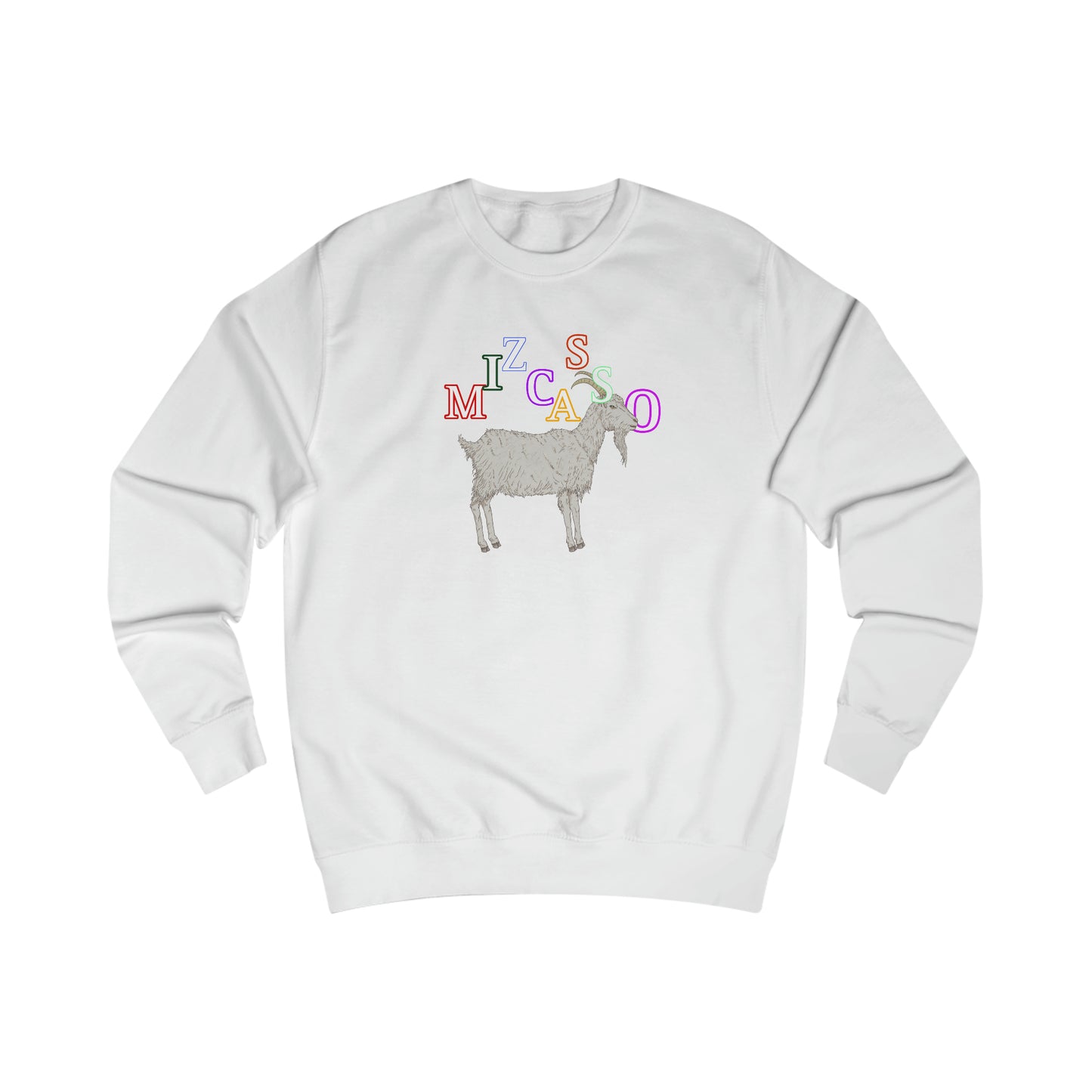 Mizcasso goat Men's Sweatshirt