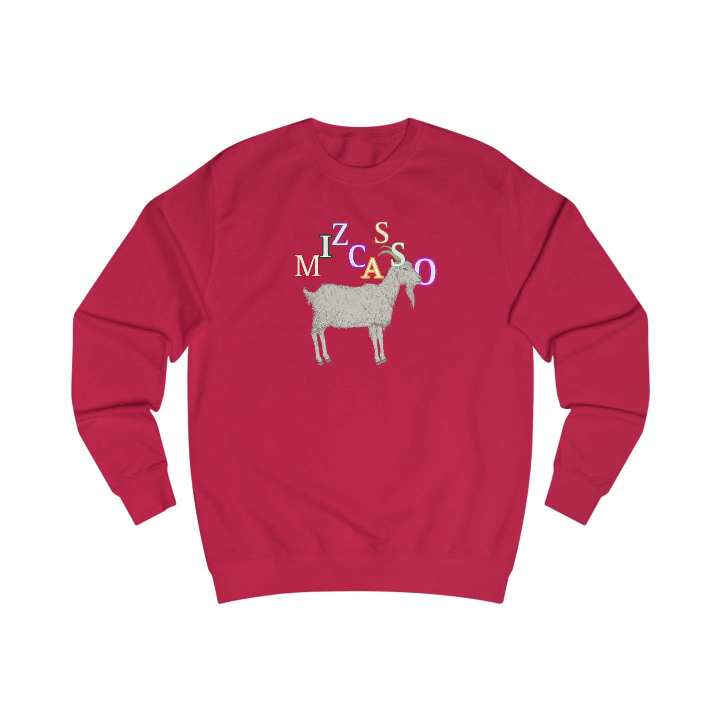 Mizcasso goat Men's Sweatshirt