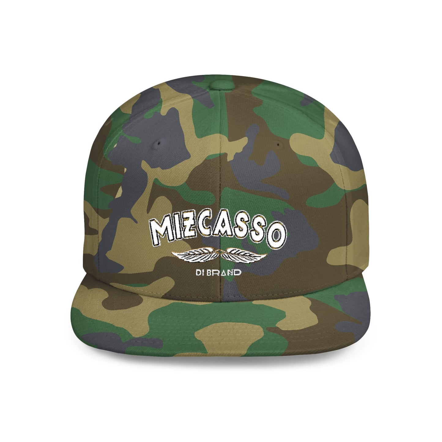 MIECASSO Flat Bill Snapback Cap - Stylish Casual Headwear