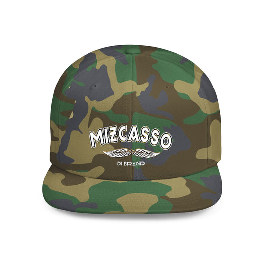 MIECASSO Flat Bill Snapback Cap - Stylish Casual Headwear
