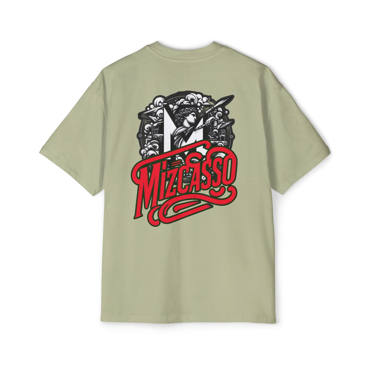 Men's Heavy Oversized Tee - Mizcasso Graphic Design