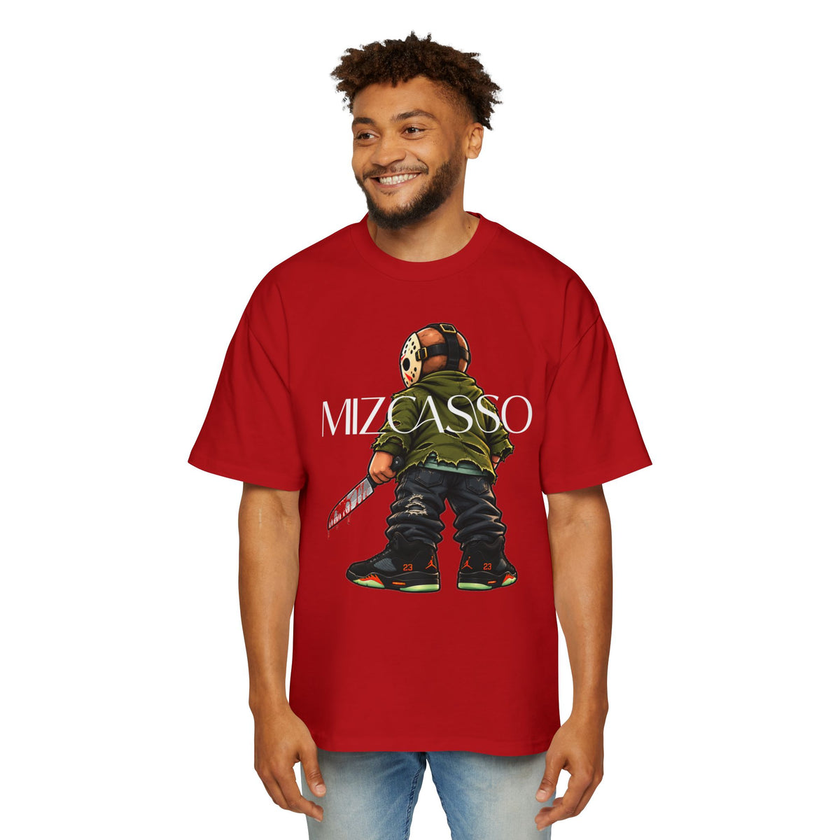 Men’s “CASS” Hockey Mask Skateboarder Graphic Tee