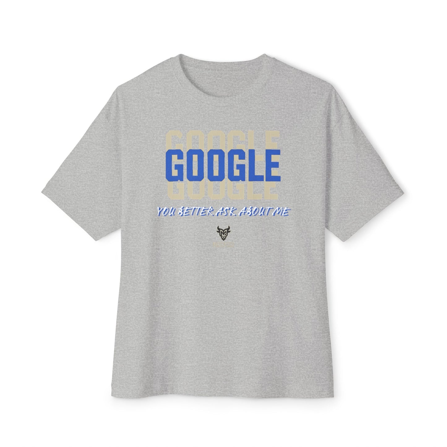 Google-Inspired Unisex Oversized Boxy Tee - Celebrating Connection & Style