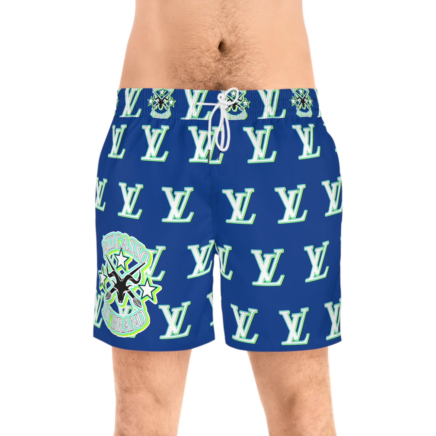 Men's Mid-Length Swim Shorts (AOP)