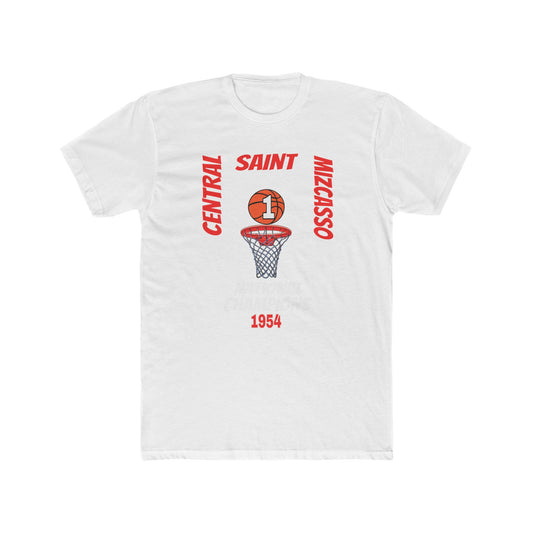 Vintage Basketball Tee - Central Saint Mizzasso 1954