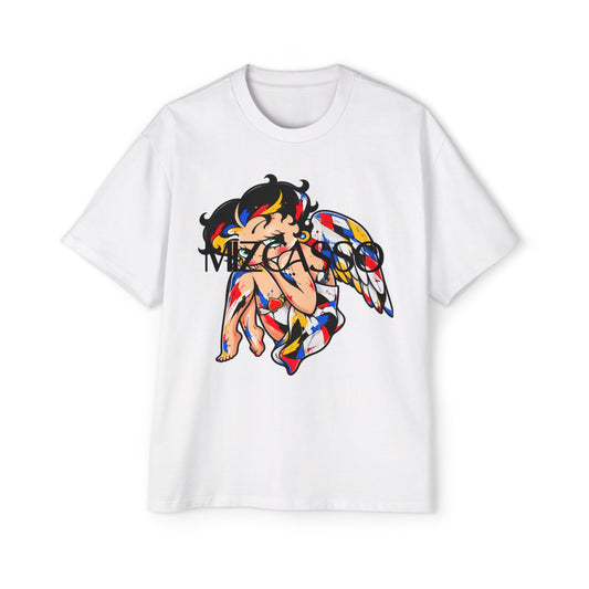 Mizkasso Anime Angel Graphic Oversized T-Shirt