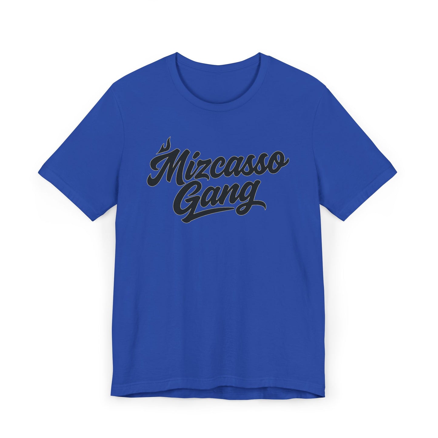 Mizcasso Gang Unisex Jersey T-Shirt - Trendy Graphic Tee for Casual Style