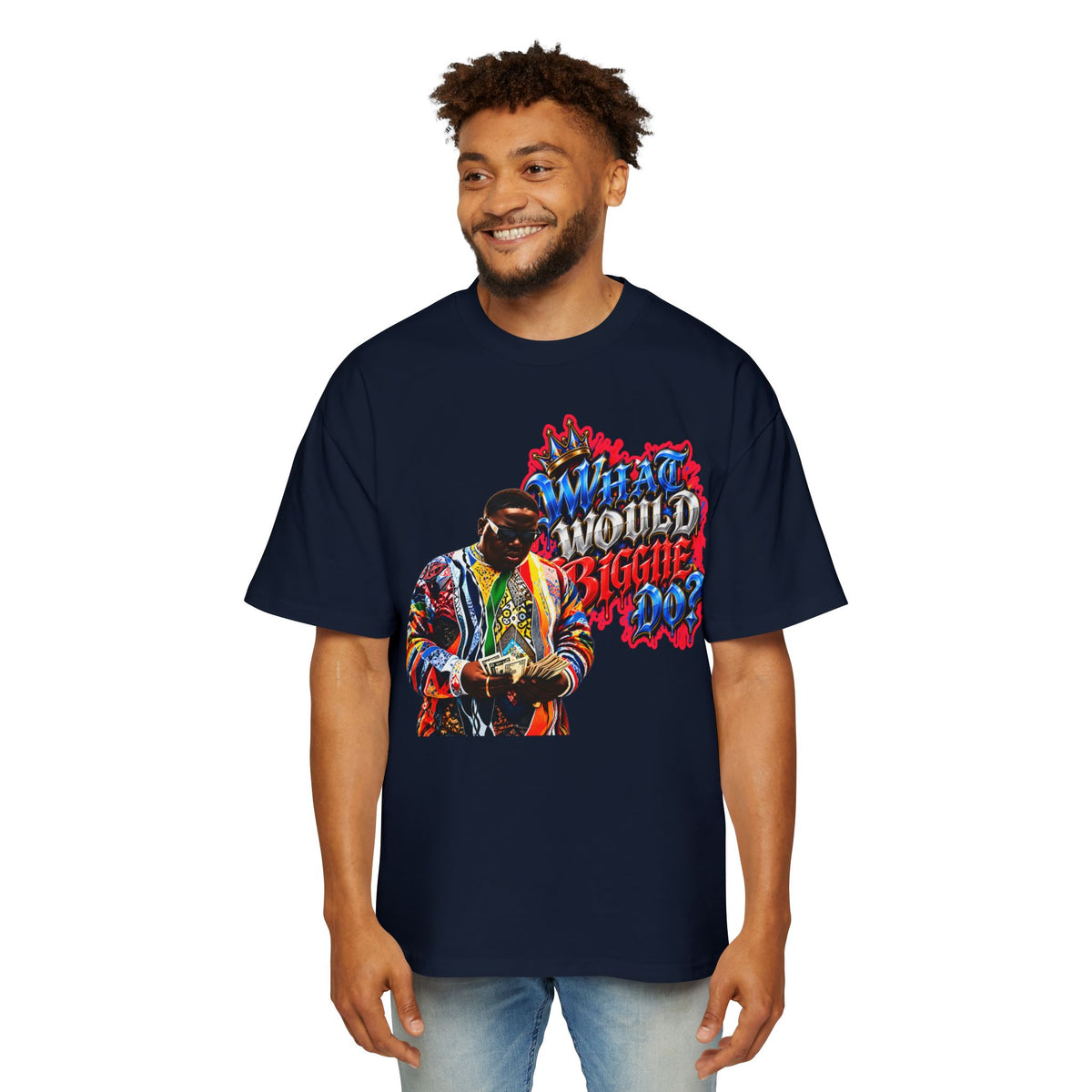 Hip-Hop Tribute Tee — "What Would Biggie Do" Graphic T-Shirt