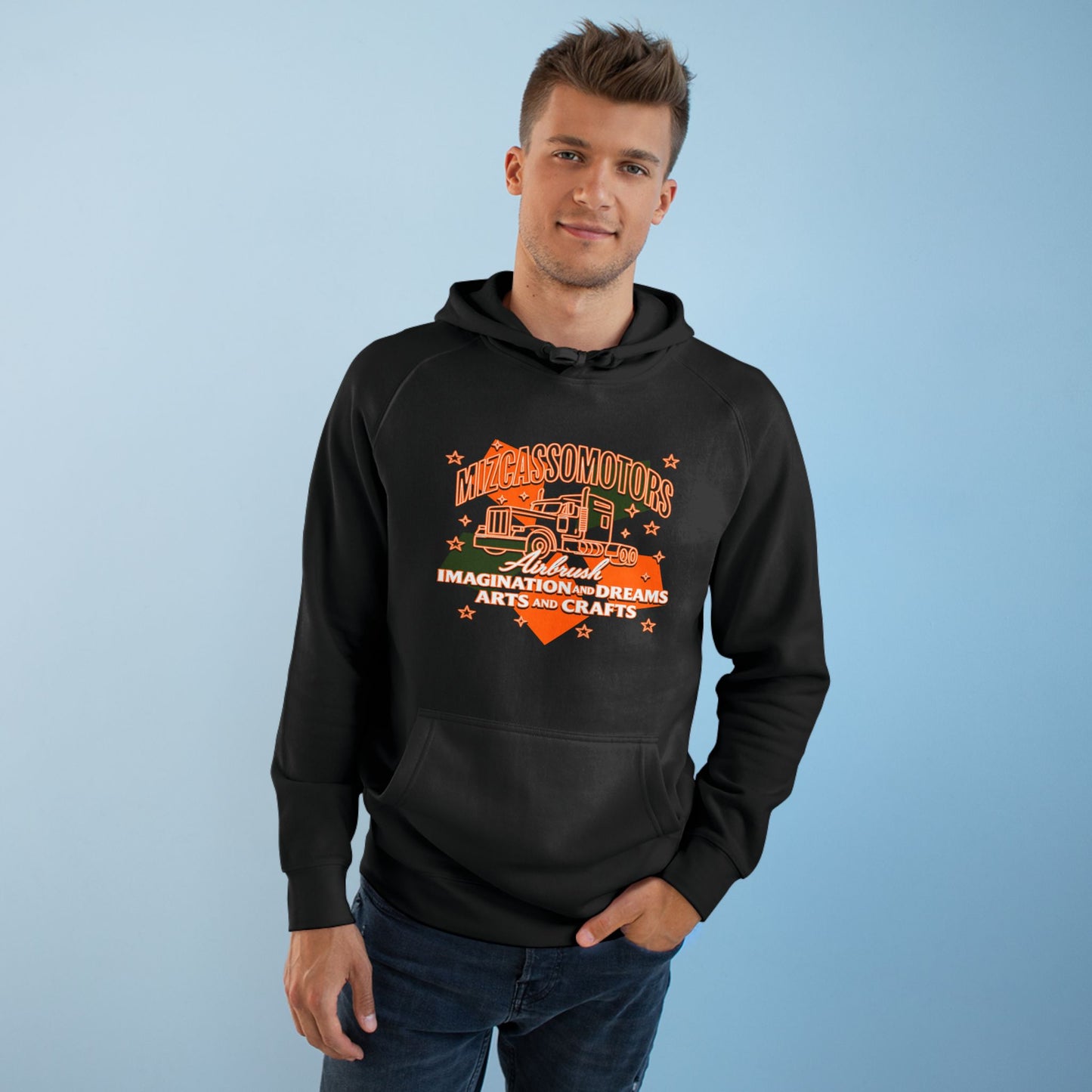 Retro Camper Hoodie — Imagination Dream Team Graphic